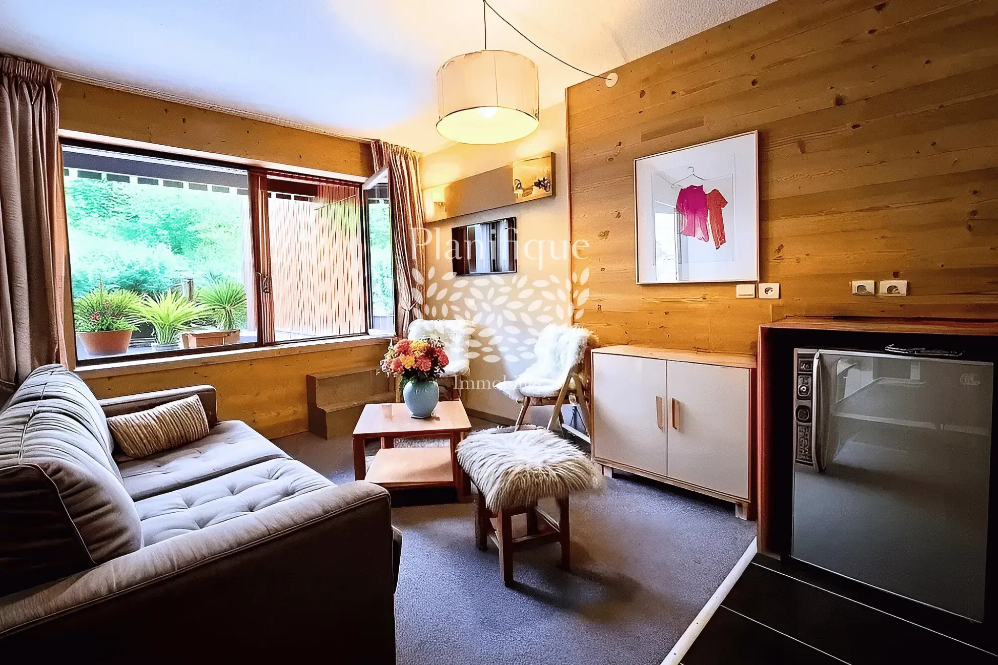 Studio à Megève Mont d’Arbois avec grande terrasse et services saisonniers 
