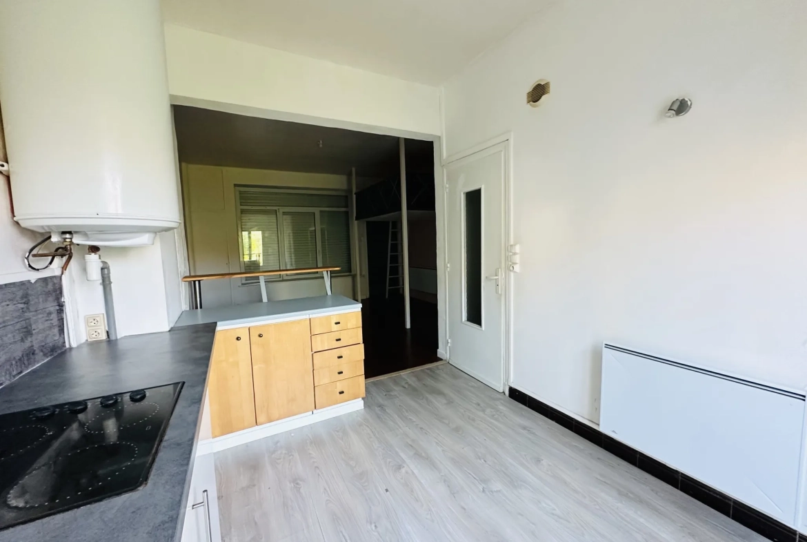 Studio rénové avec jardin et box à Le Portel - Investissement ou pied-à-terre 