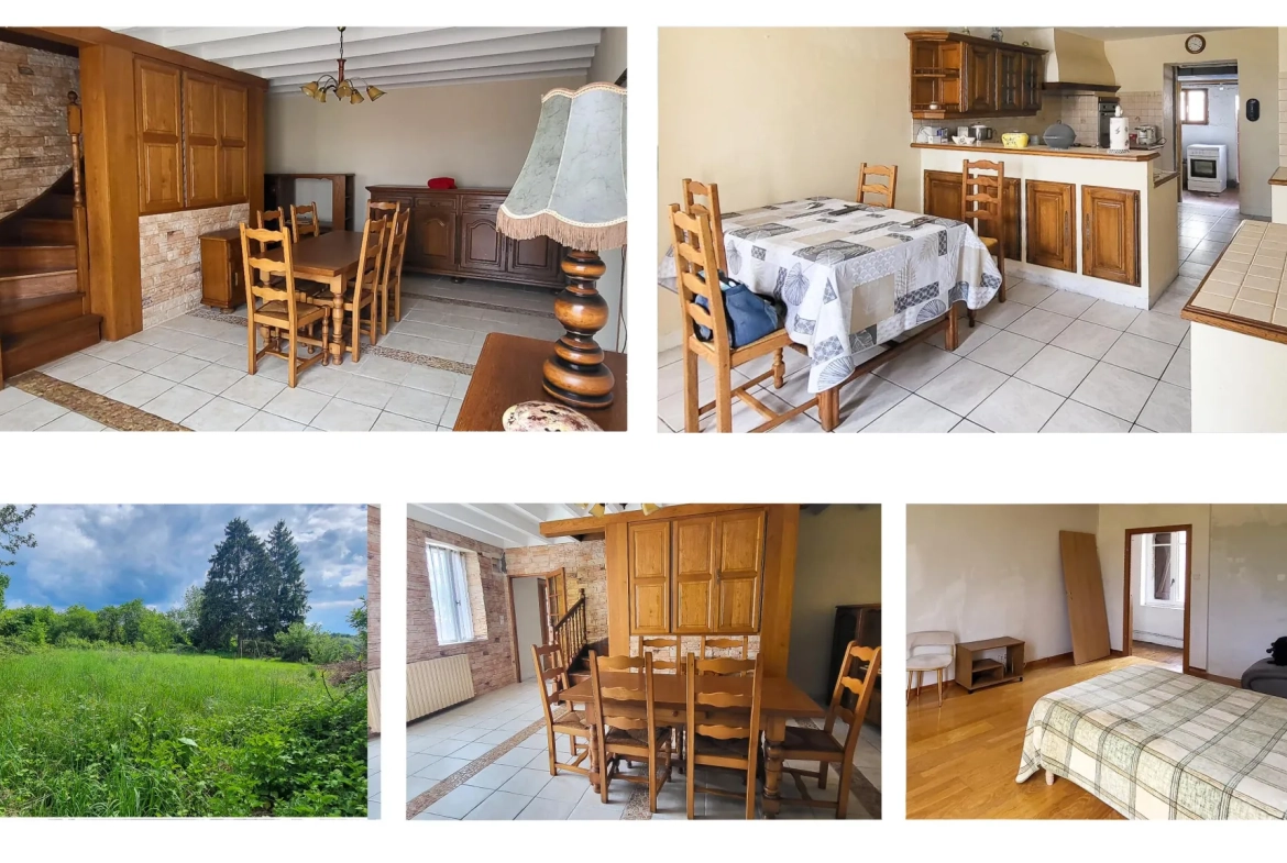 Maison à Epinac de 155 m² avec jardin, terrasse et potentiel d'aménagement 