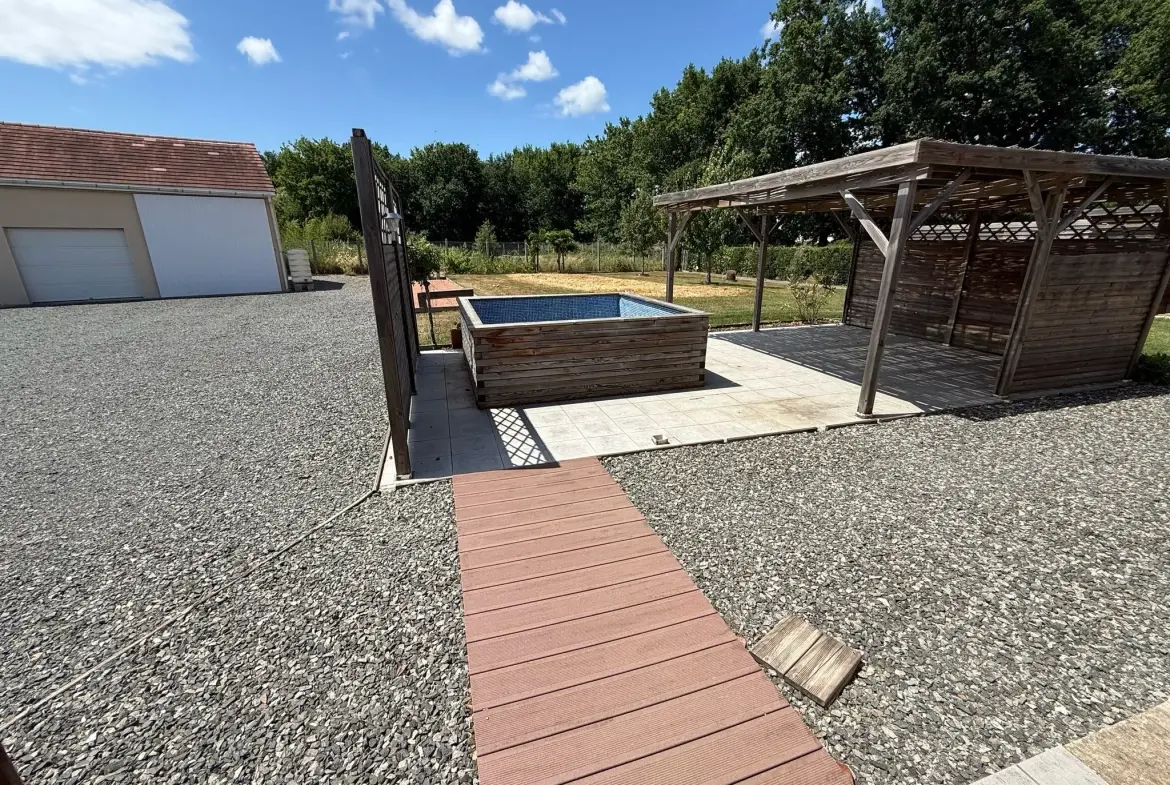 Maison récente de plain-pied avec garage et jardin clos à Bellerive-sur-Allier 