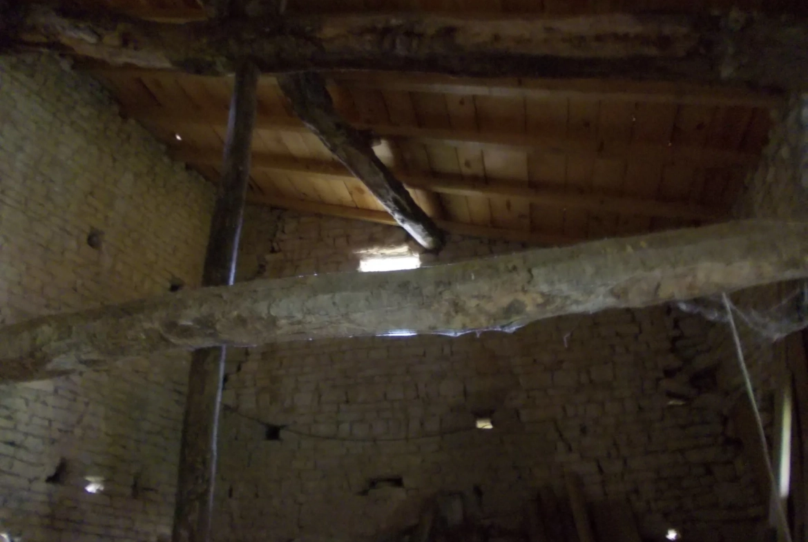 Charmante maison de village charentaise avec dépendances et grand terrain à Aumagne 