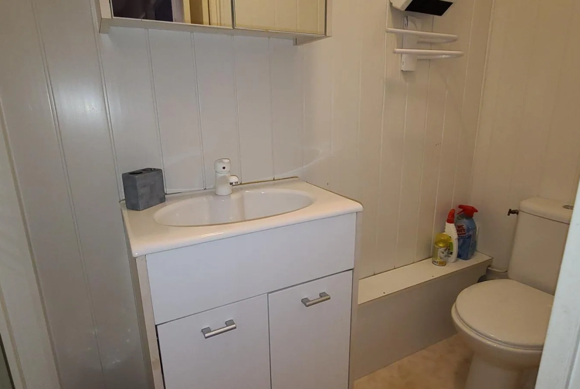 Appartement T3 à Saint-Mamet de 50 m² avec parking et local à skis, vue montagne 
