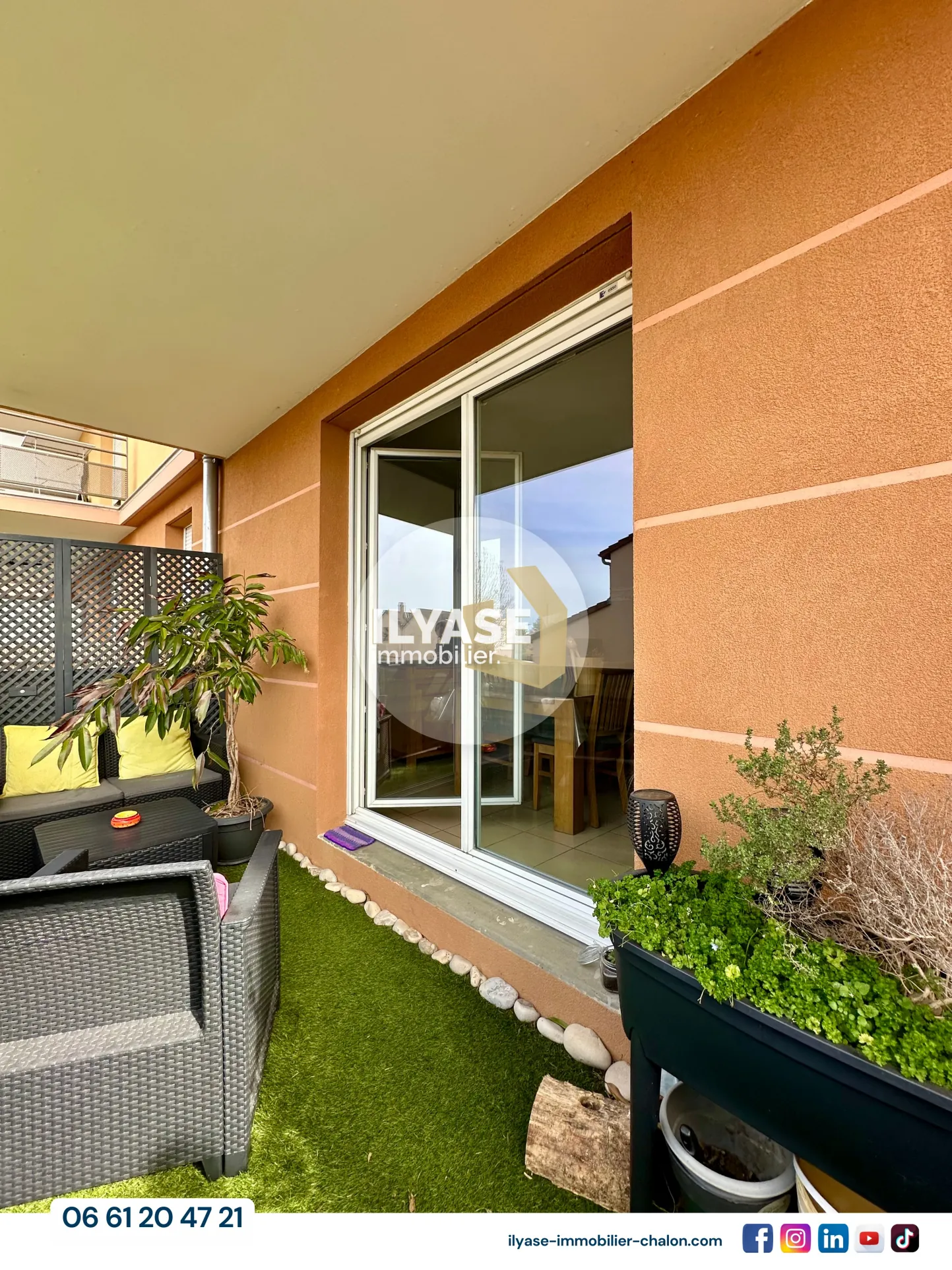 Appartement T3 de 61 m² avec balcon et parking à Chalon-sur-Saône 