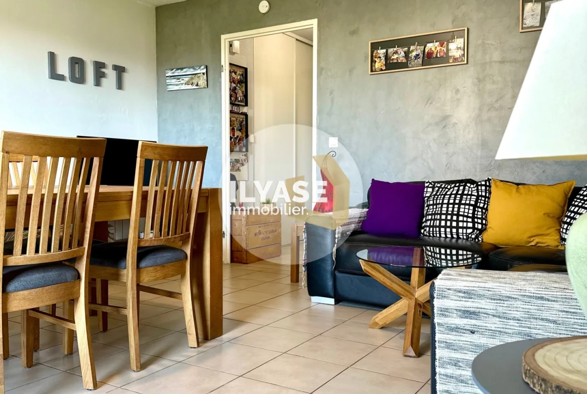 Appartement T3 de 61 m² avec balcon et parking à Chalon-sur-Saône 