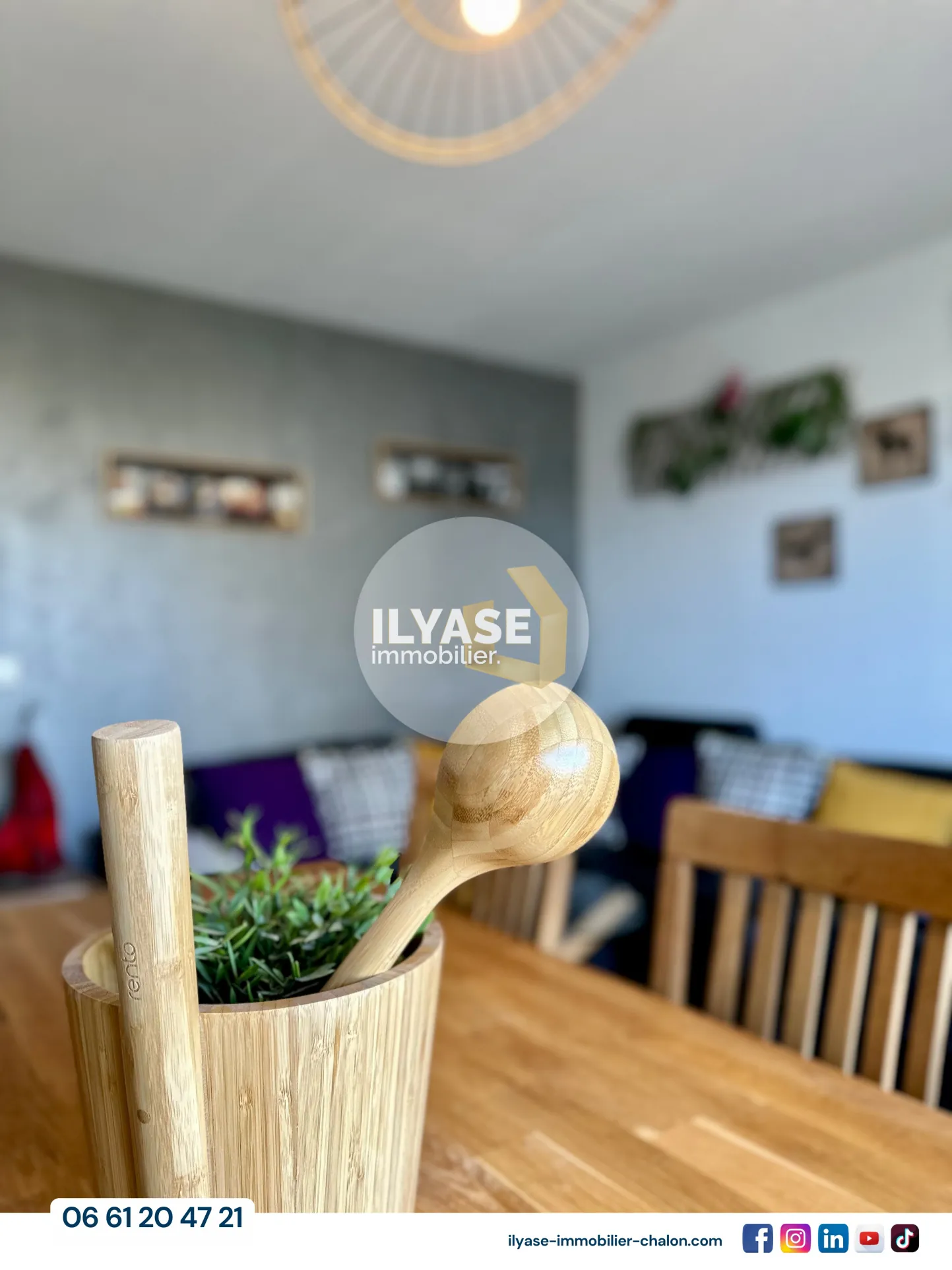 Appartement T3 de 61 m² avec balcon et parking à Chalon-sur-Saône 