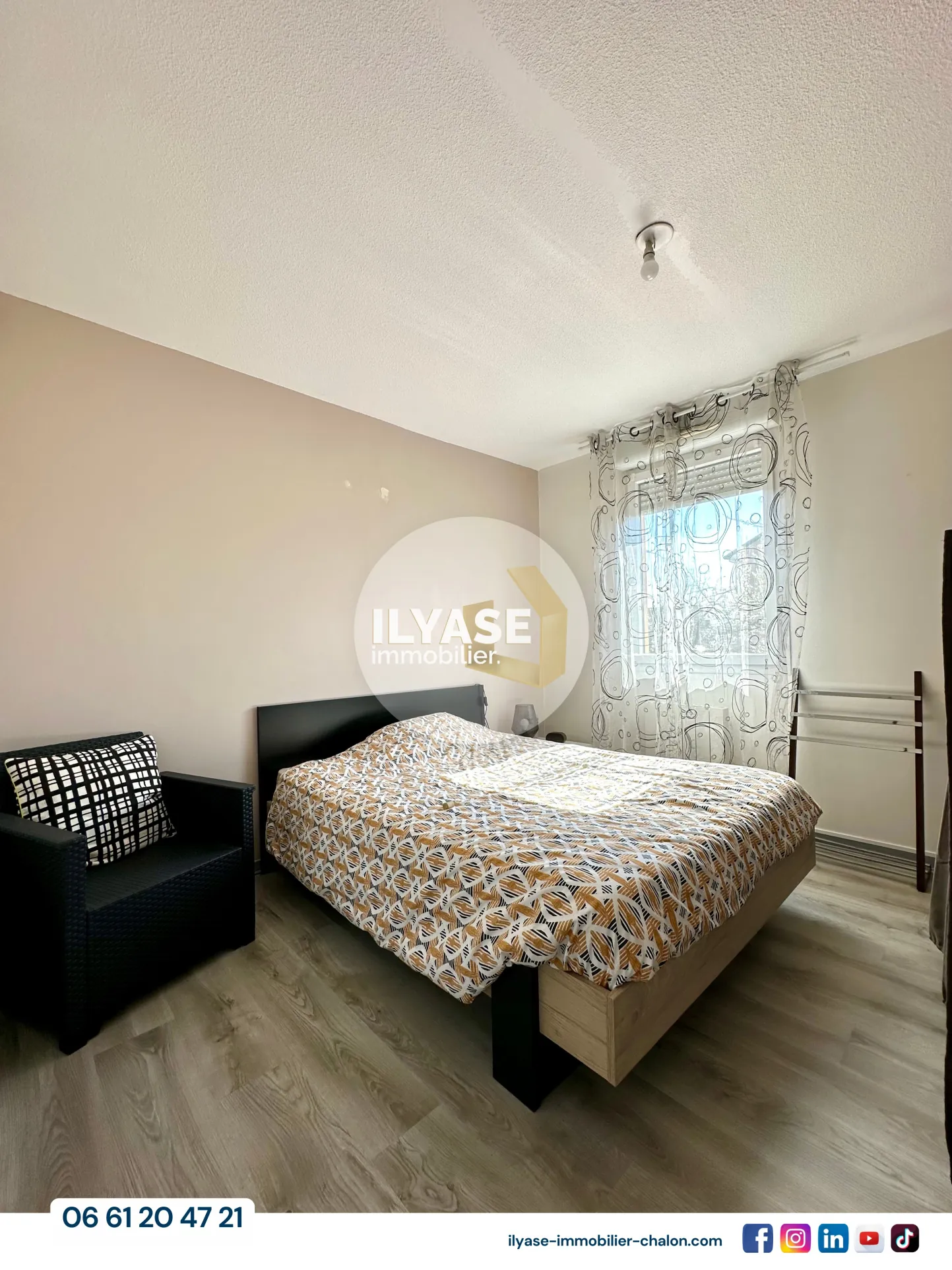 Appartement T3 de 61 m² avec balcon et parking à Chalon-sur-Saône 