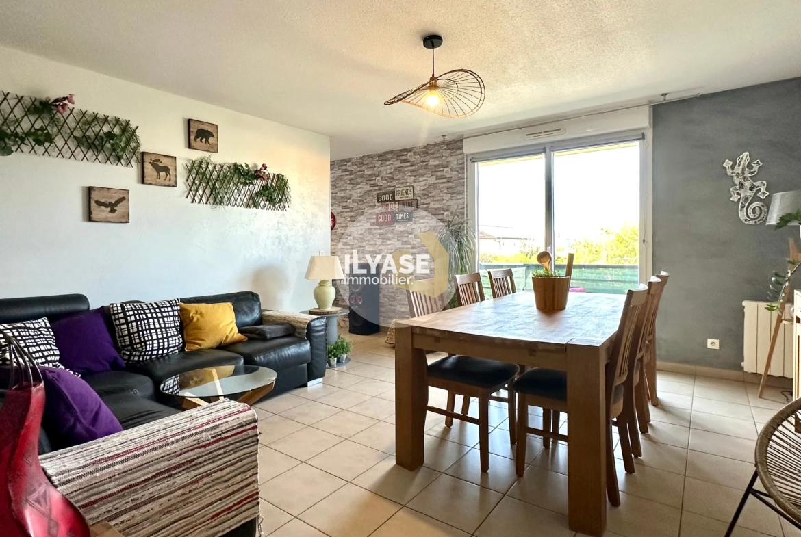Appartement T3 de 61 m² avec balcon et parking à Chalon-sur-Saône 