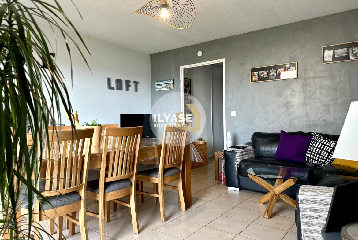 Appartement T3 de 61 m² avec balcon et parking à Chalon-sur-Saône 