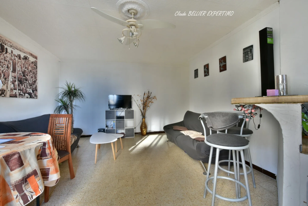 Appartement T4 de 80 m² à Marseille, résidence sécurisée proche du parc et du 12ème arrondissement 