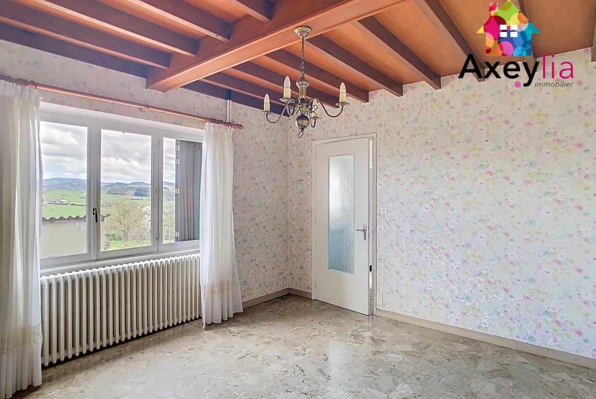 Maison ancienne à vendre près de Neulise avec garages et terrain de 2256 m² 