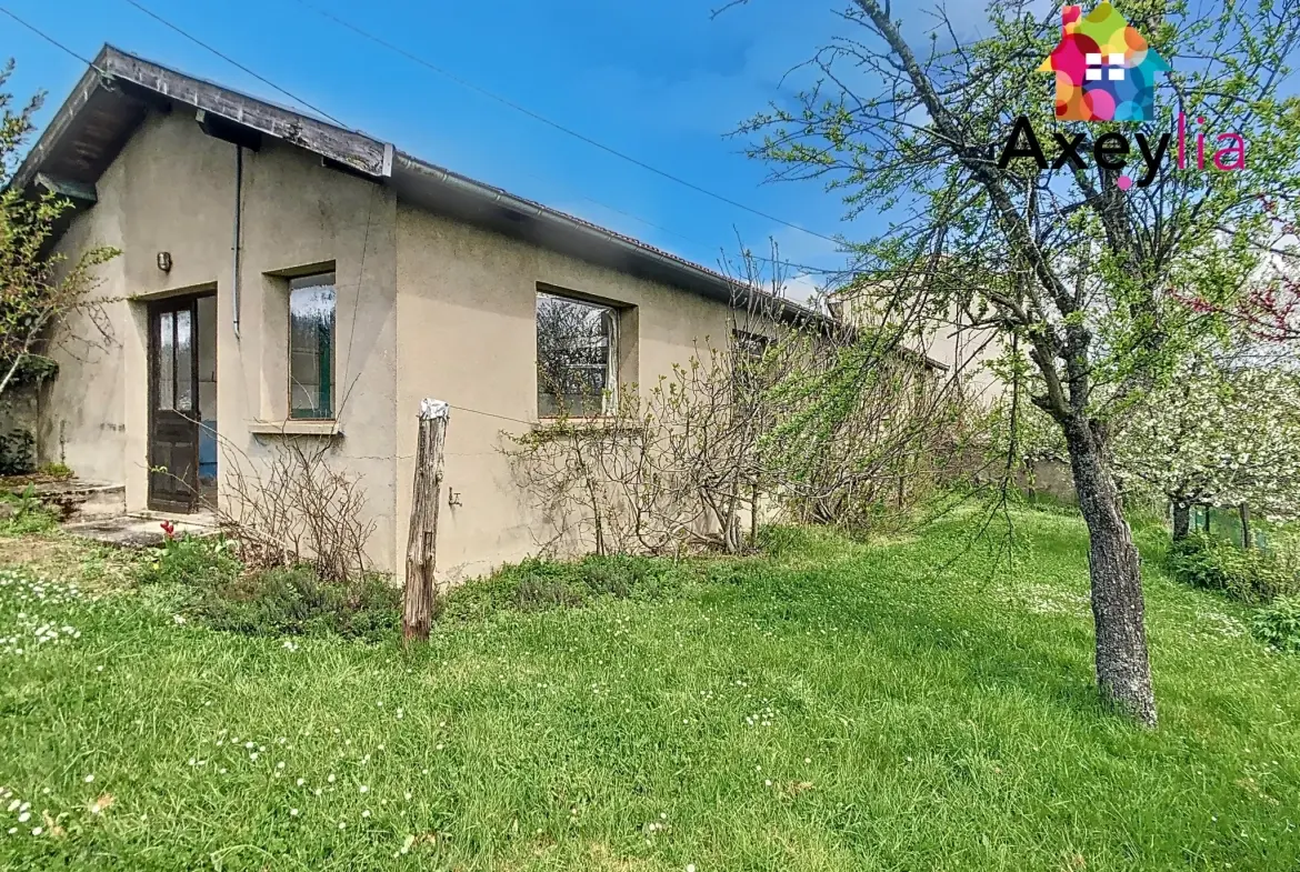 Maison ancienne à vendre près de Neulise avec garages et terrain de 2256 m² 