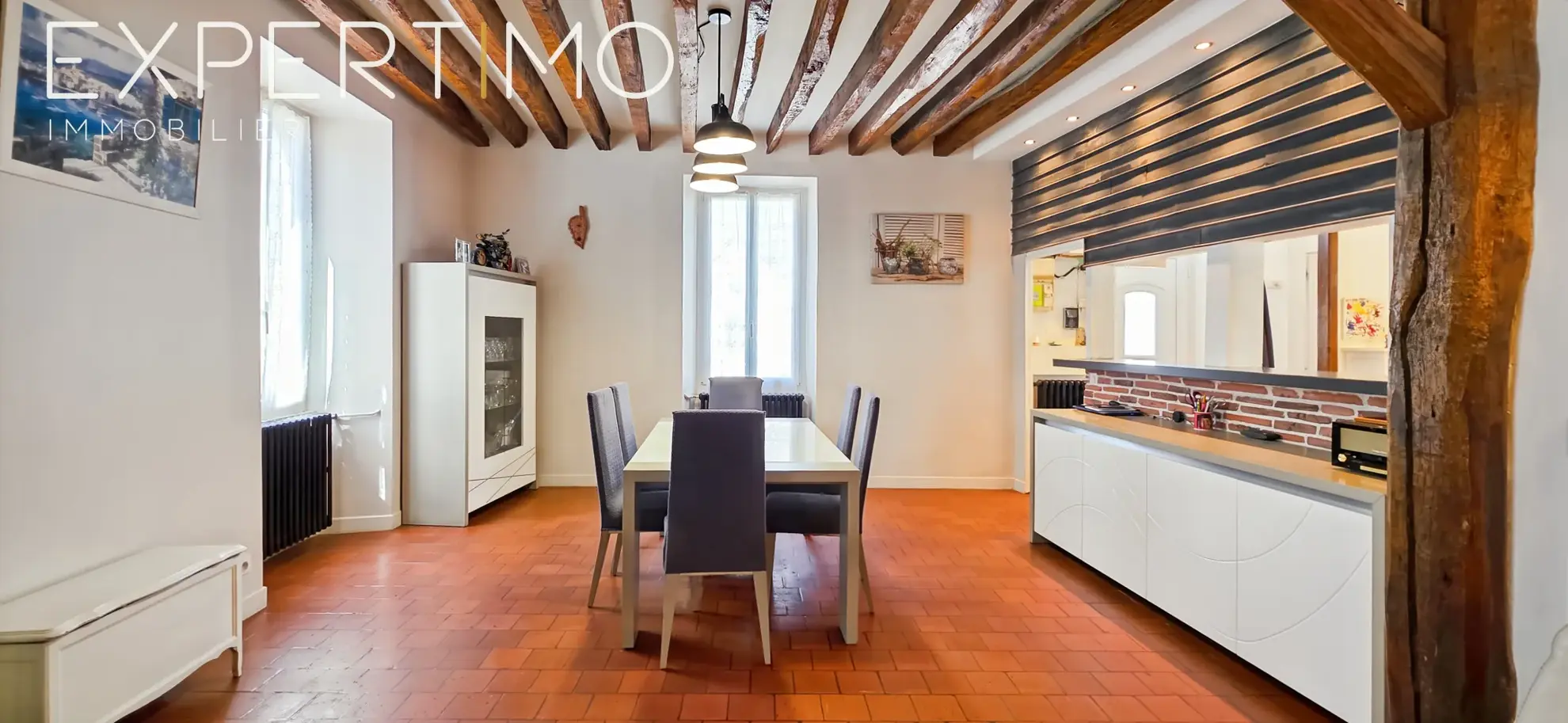 Maison de charme rénovée à Rouvray-Saint-Denis proche Angerville avec dépendances et jardin 