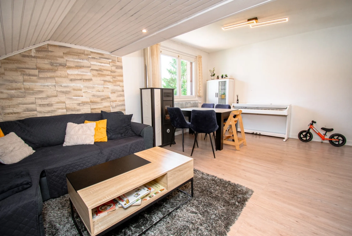 Appartement 2 bis avec jardin et parking à Pontarlier Toulombief 