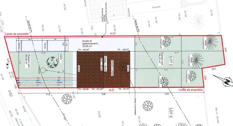 Terrain à bâtir de 393 m² à Triel-sur-Seine avec permis de construire validé 