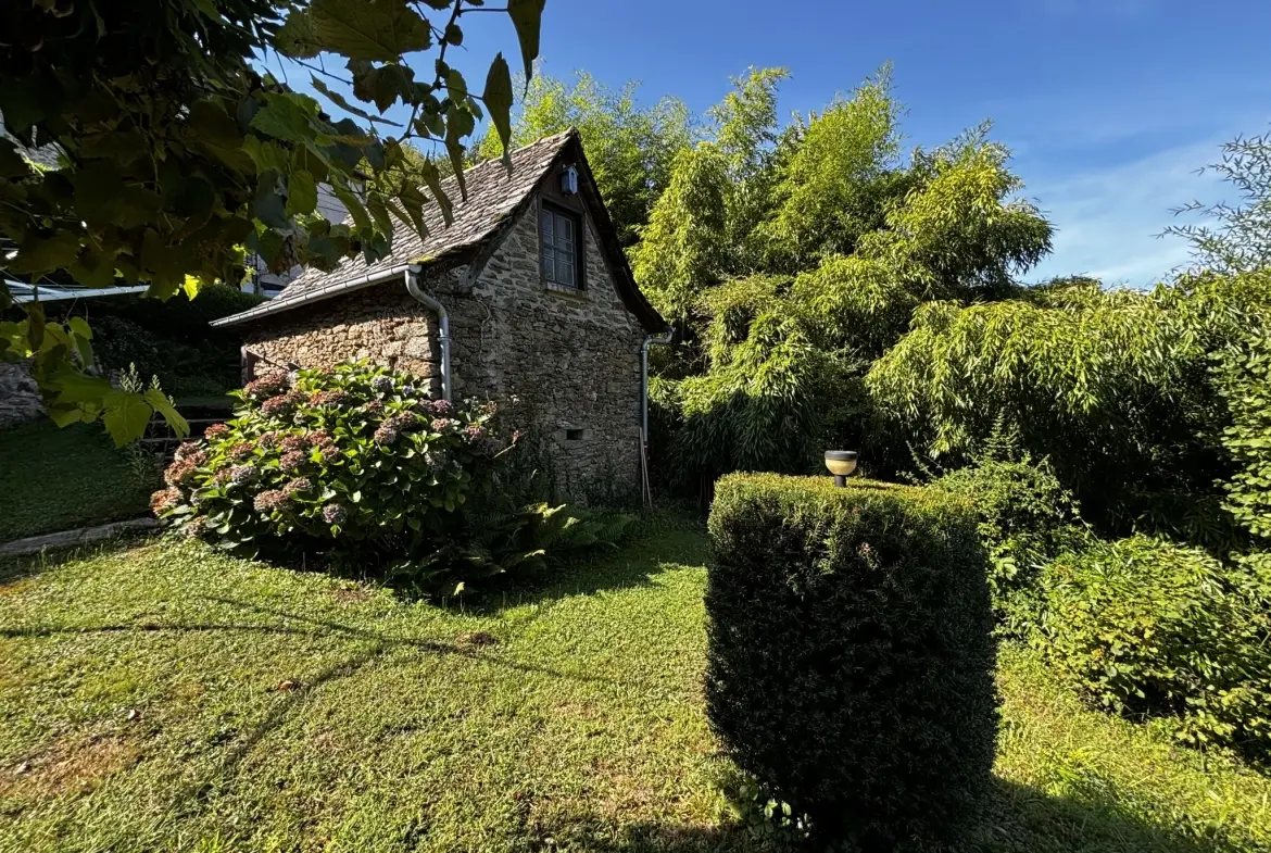 Maison d'été avec vue sur la vallée du Lot à Conques-en-Rouergue 