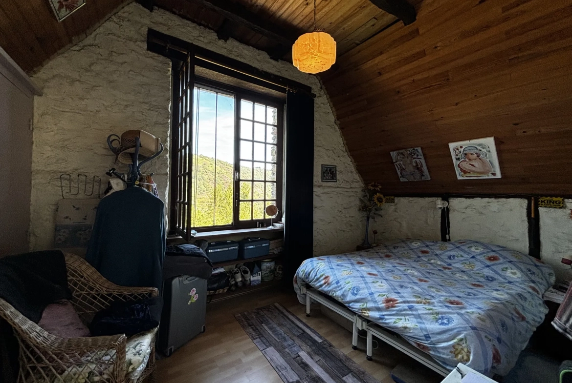 Maison d'été avec vue sur la vallée du Lot à Conques-en-Rouergue 