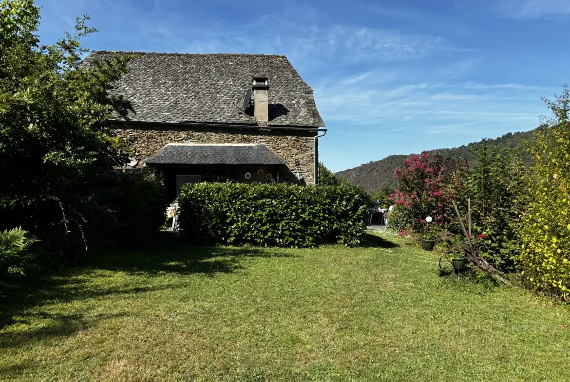 Maison d'été avec vue sur la vallée du Lot à Conques-en-Rouergue 