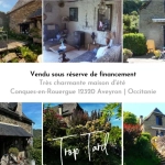 Maison d'été avec vue sur la vallée du Lot à Conques-en-Rouergue