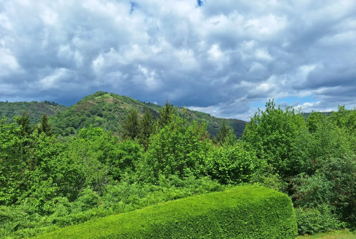 Maison d'été avec vue sur la vallée du Lot à Conques-en-Rouergue 