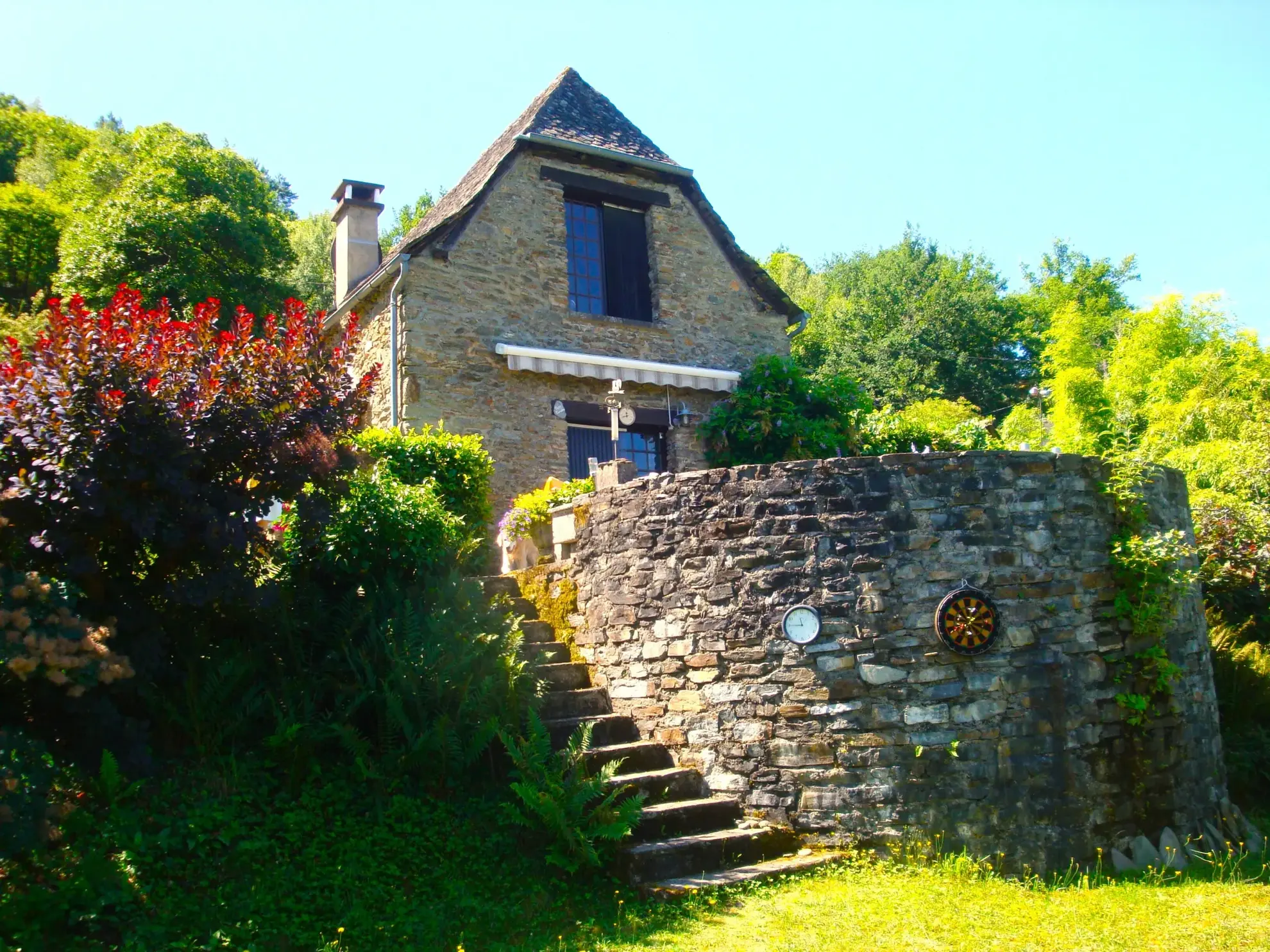Maison d'été avec vue sur la vallée du Lot à Conques-en-Rouergue 