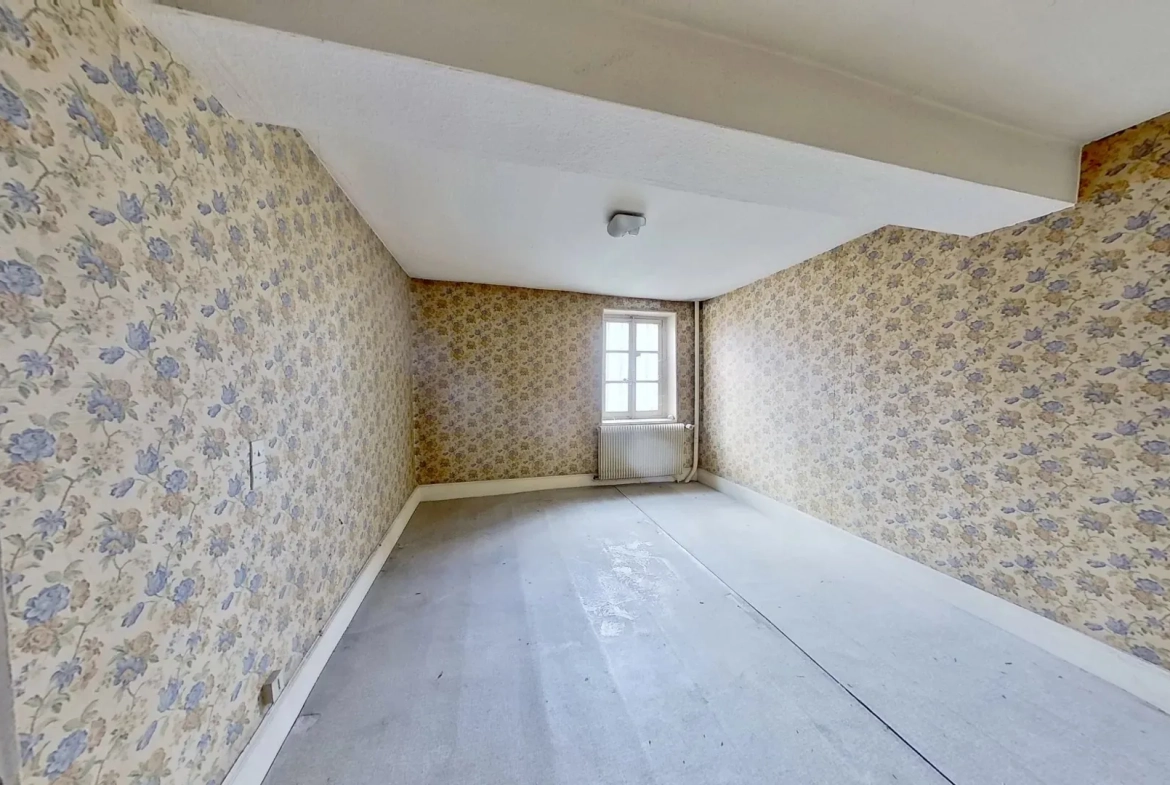 Maison à rénover de 155 m² avec grand terrain à Ternay (69) 