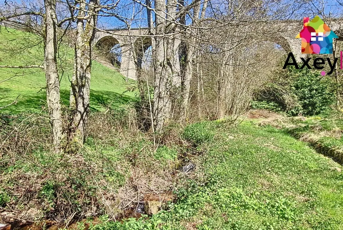 Maison à vendre avec 4 chambres, piscine et terrain boisé à Chauffailles 