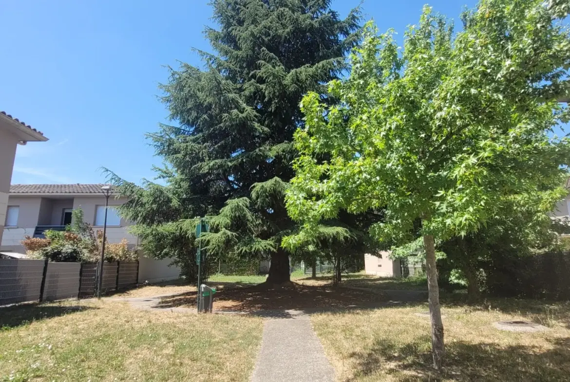 Appartement 3 pièces de 65 m² avec jardin à Blagnac - Résidence calme 
