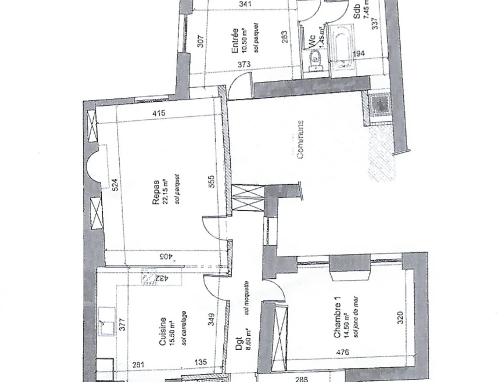 Appartement T6 de 148 m² à Clermont-Ferrand, secteur Plateau Central, idéal famille 