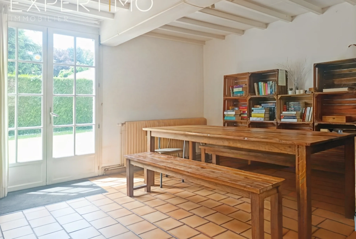 Longère authentique avec sauna, bain nordique et jardin clos près des plages de la baie de Somme 