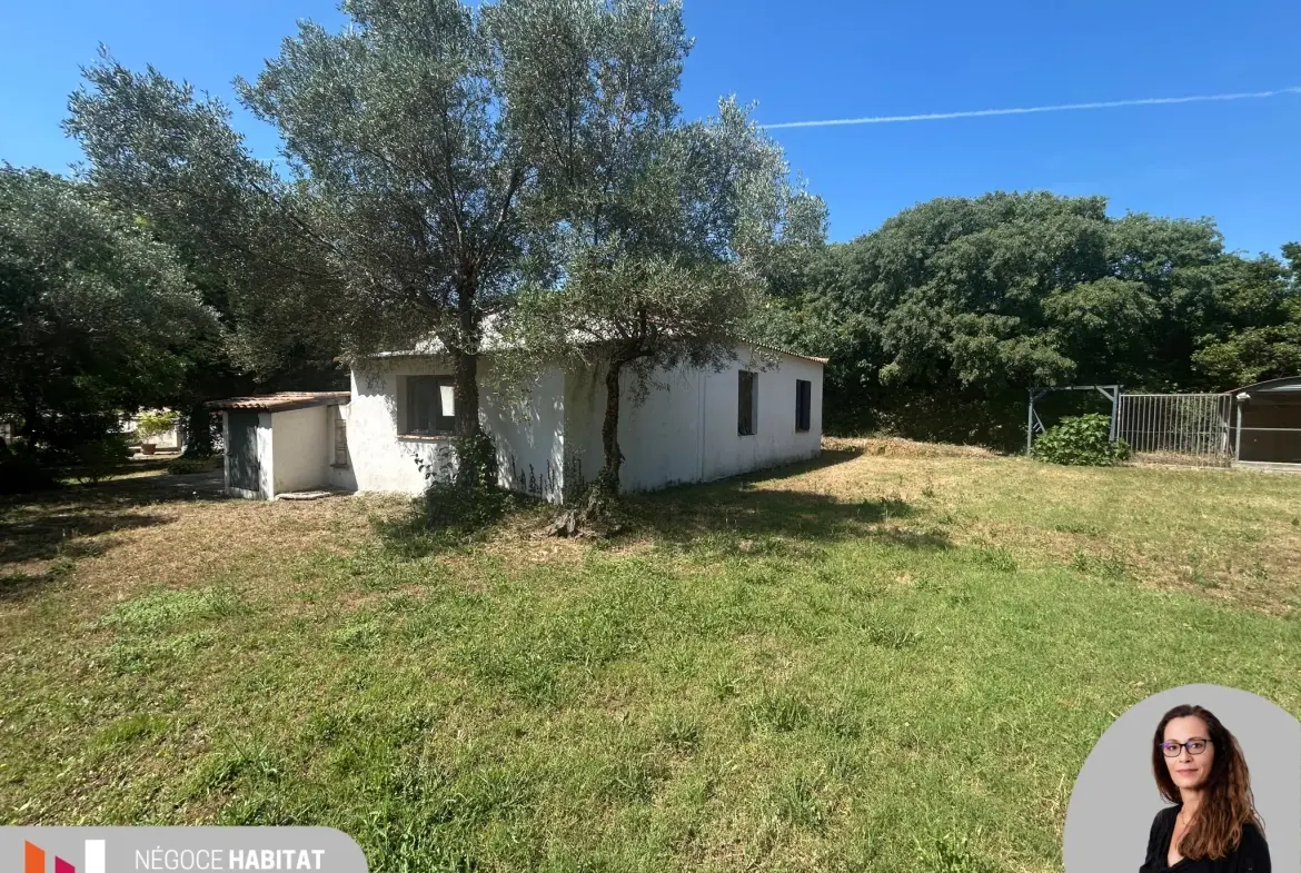 Opportunité rare : maison à rénover avec grand terrain à Sommières 