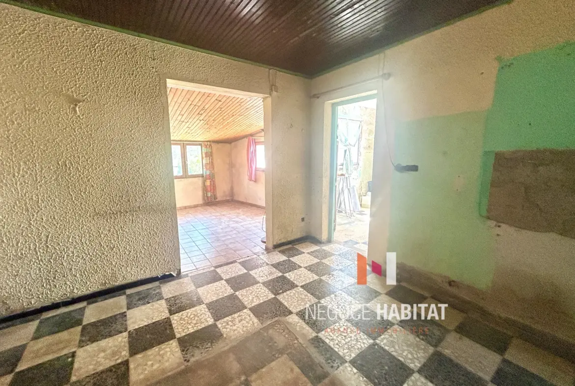 Opportunité rare : maison à rénover avec grand terrain à Sommières 