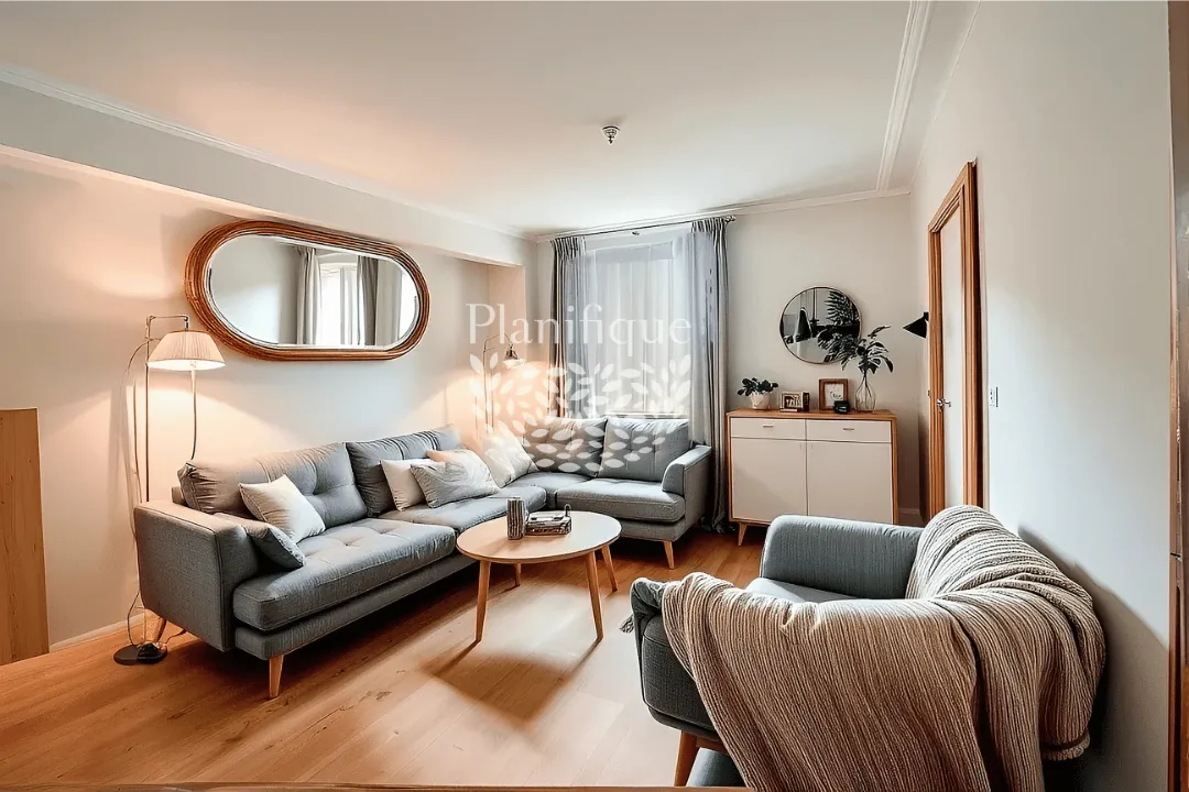 Appartement T3 à vendre à Gaillard avec garage, cave et proximité tramway 