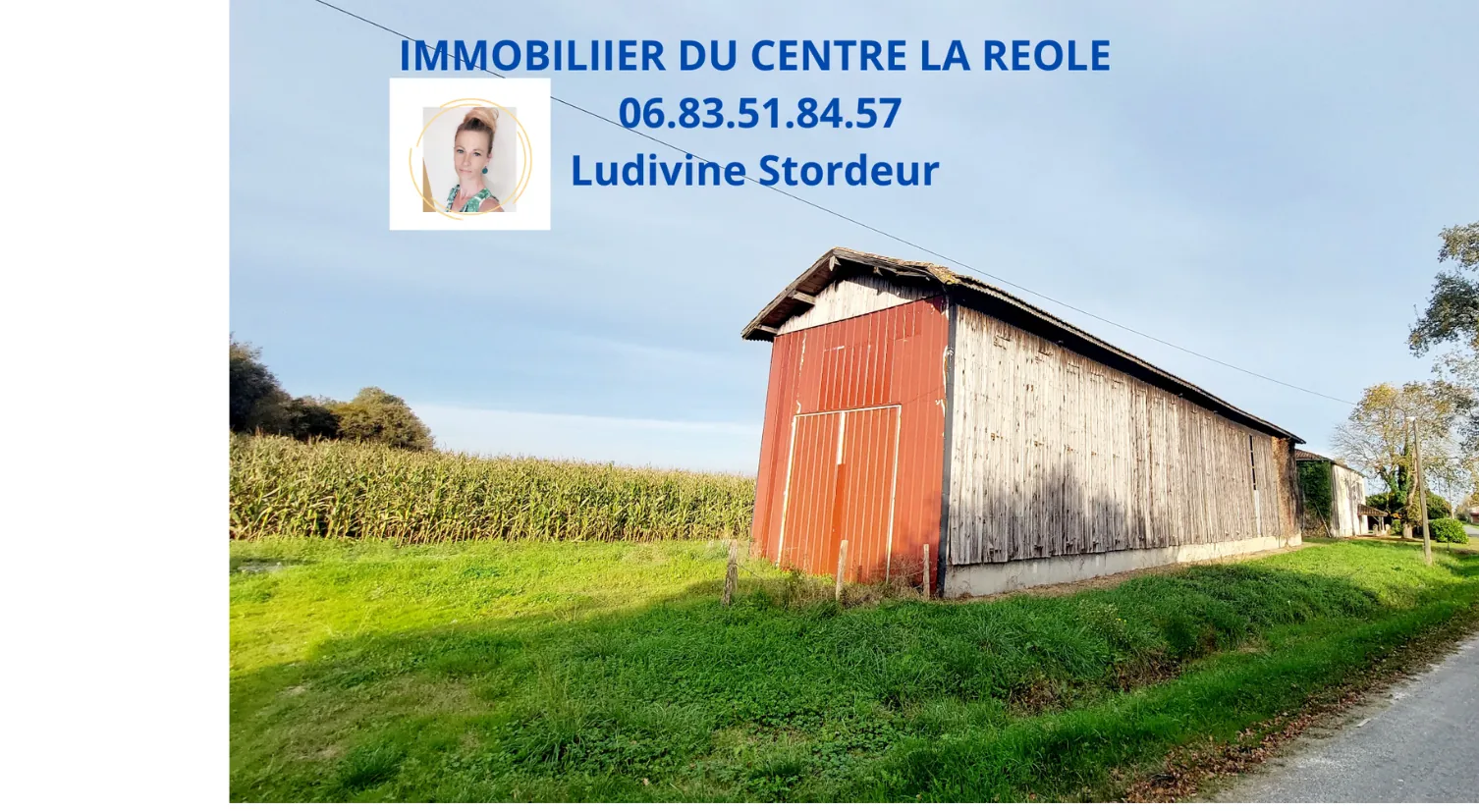 Séchoir de 120 m² avec grand terrain à vendre à La Réole - Opportunité rare 