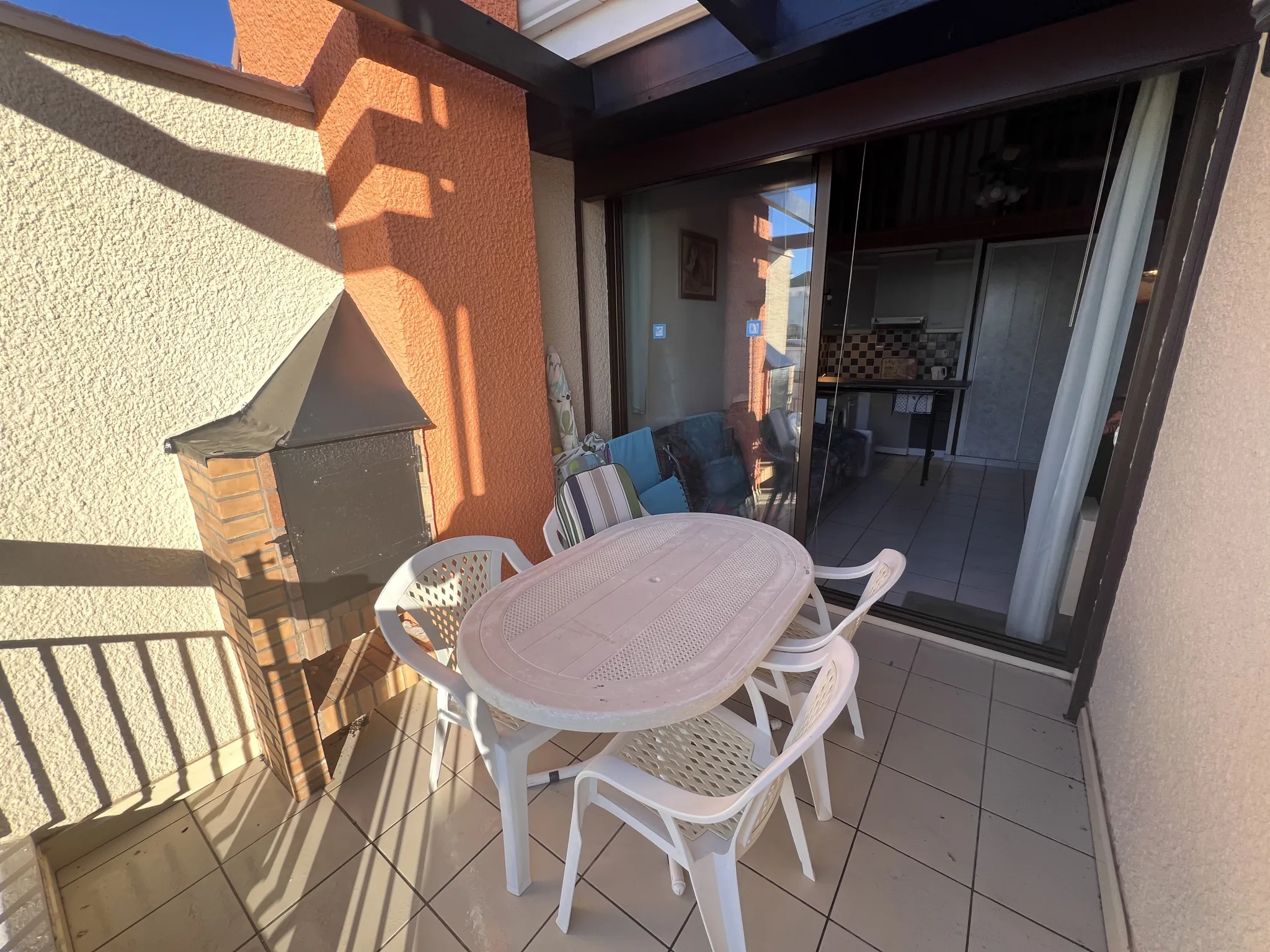 Appartement 2 pièces avec mezzanine, terrasse et vue sur Pyrénées au Barcarès 