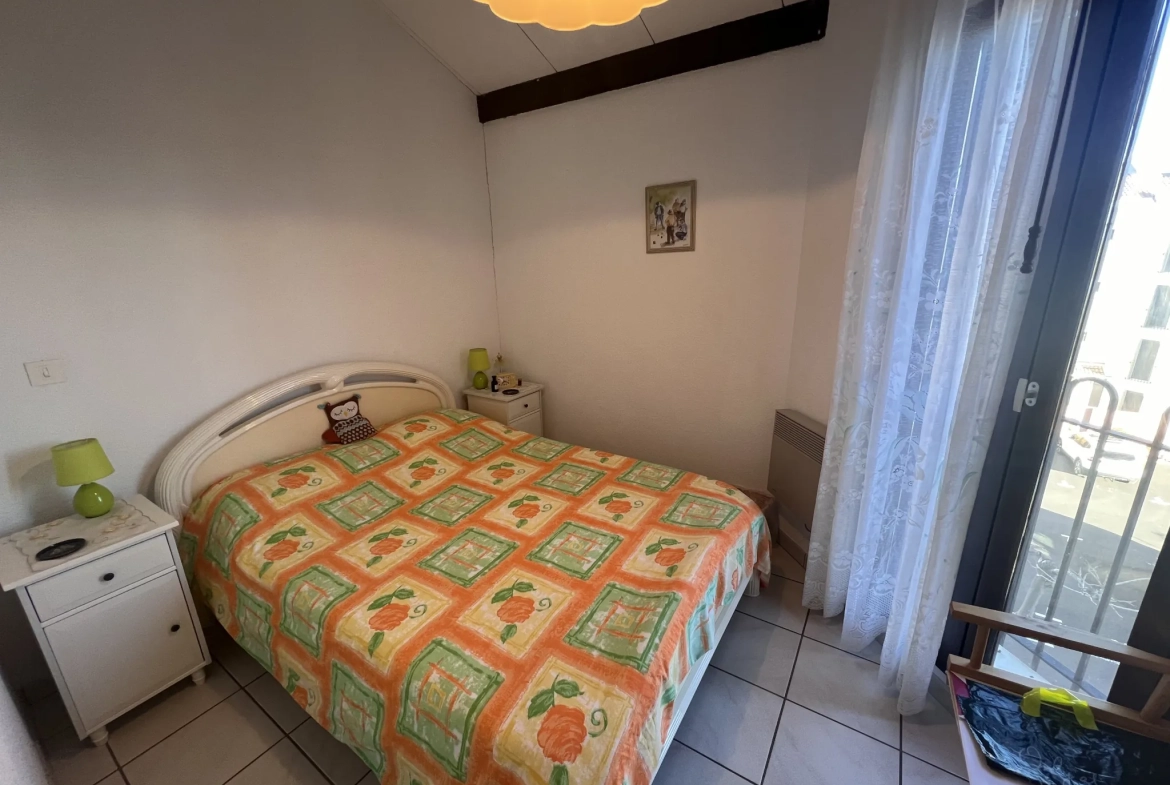 Appartement 2 pièces avec mezzanine, terrasse et vue sur Pyrénées au Barcarès 