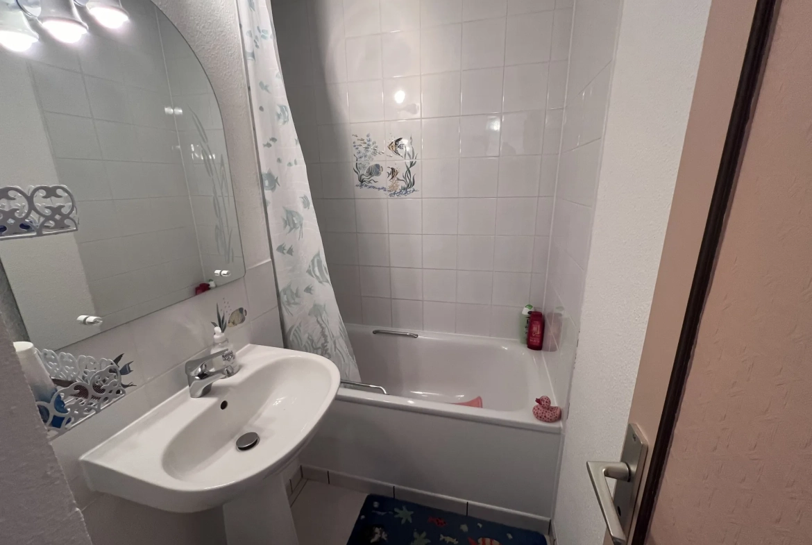 Appartement 2 pièces avec mezzanine, terrasse et vue sur Pyrénées au Barcarès 