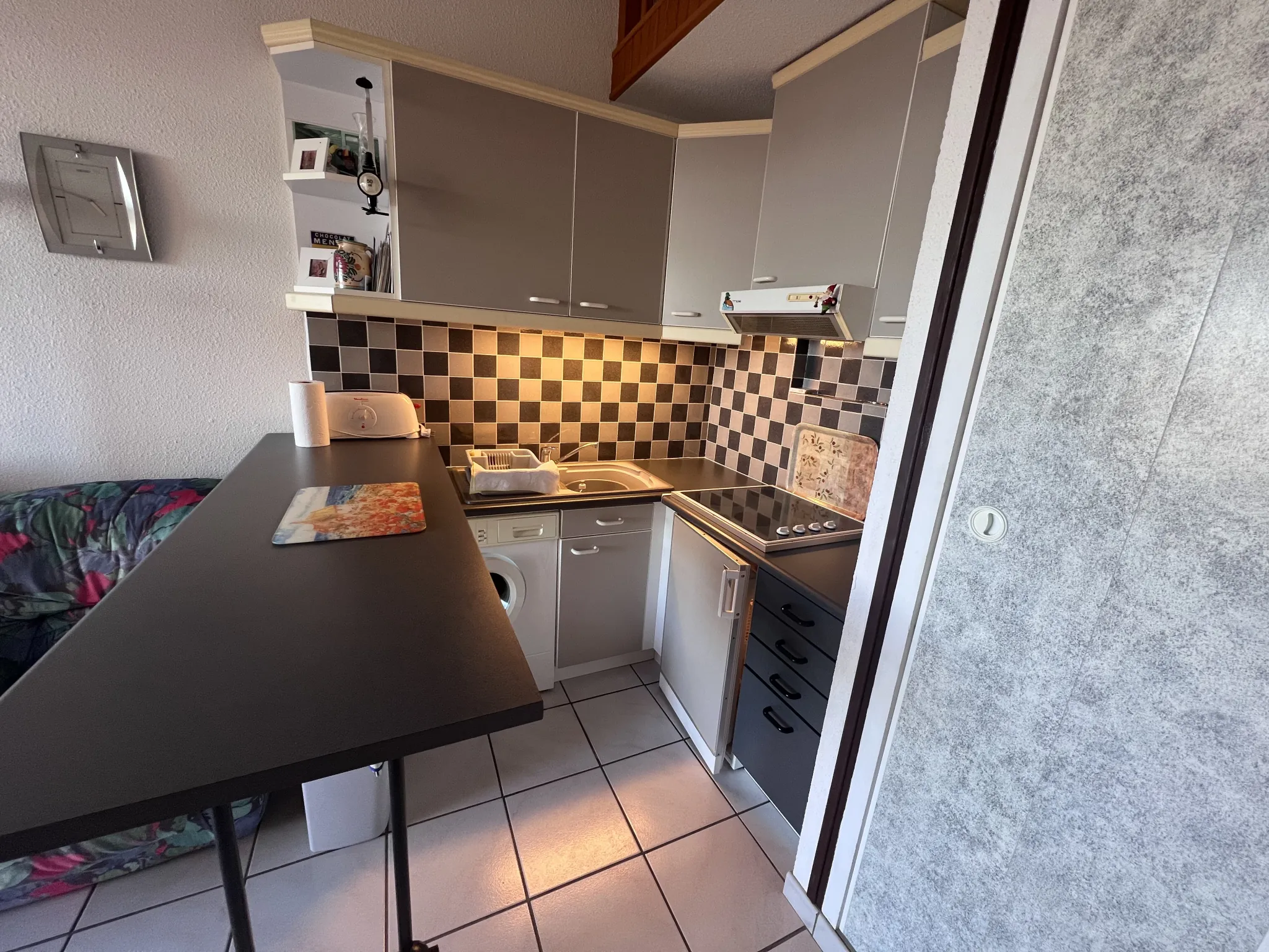 Appartement 2 pièces avec mezzanine, terrasse et vue sur Pyrénées au Barcarès 
