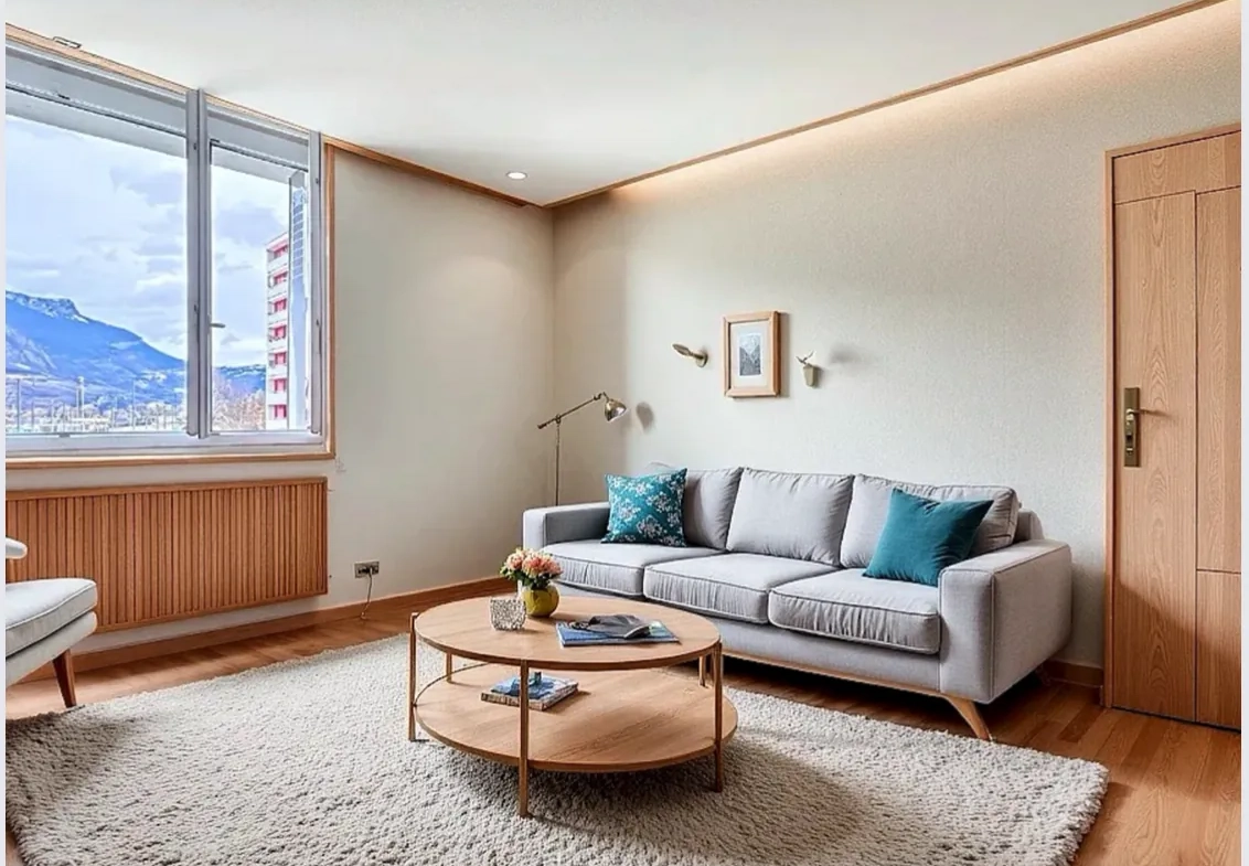 Appartement T2 de 41 m² à Saint-Martin-Le-Vinoux avec balcon et parking sécurisé 