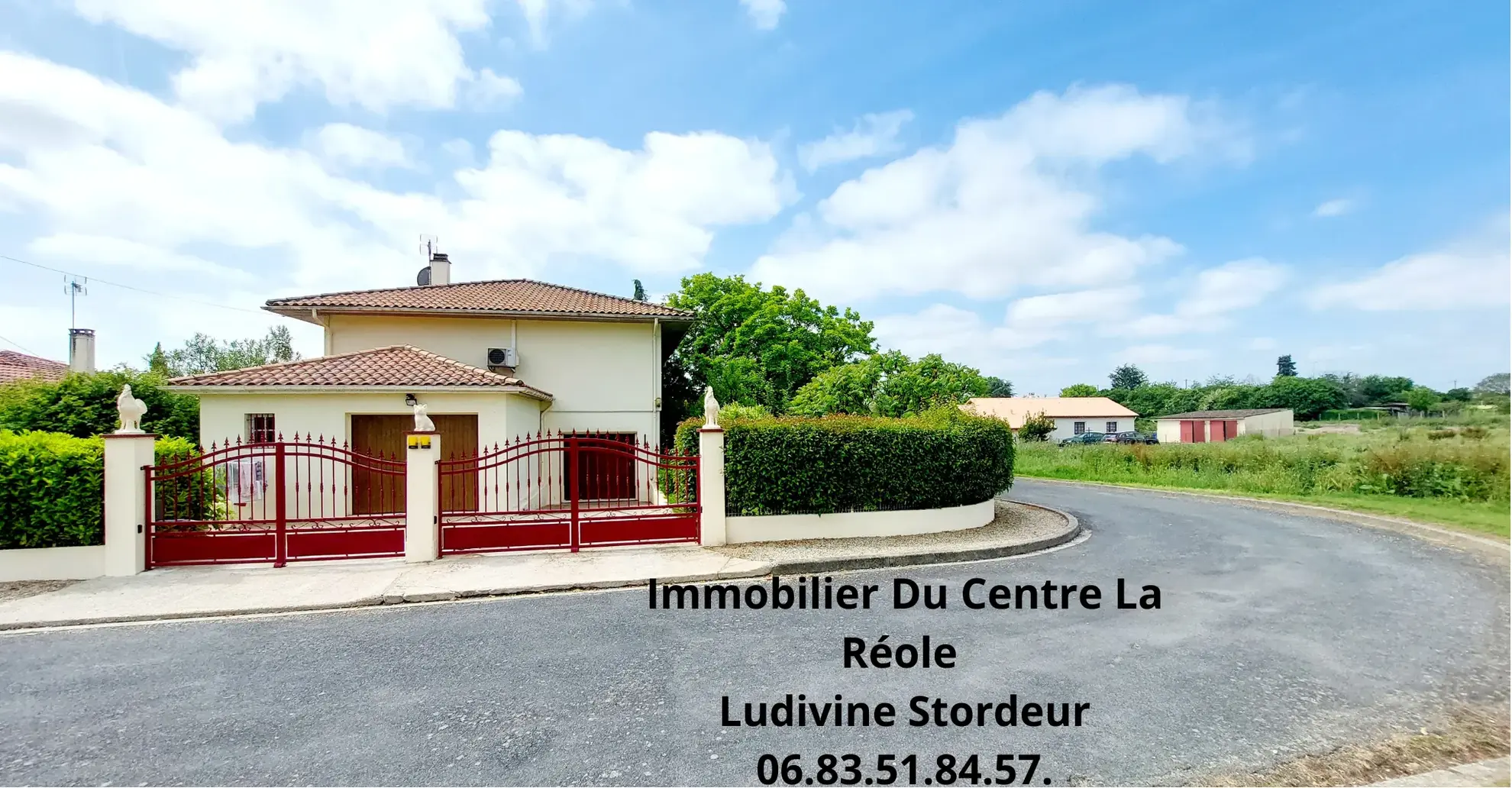 Maison 168 m² avec deux logements, jardin et garages proche de La Réole 