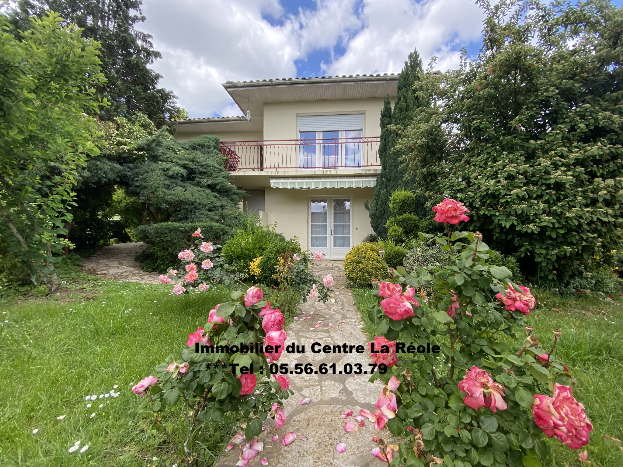 Maison 168 m² avec deux logements, jardin et garages proche de La Réole 
