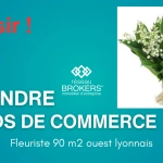 Fonds de commerce de fleurs à vendre à Charly, au cœur du sud-ouest lyonnais