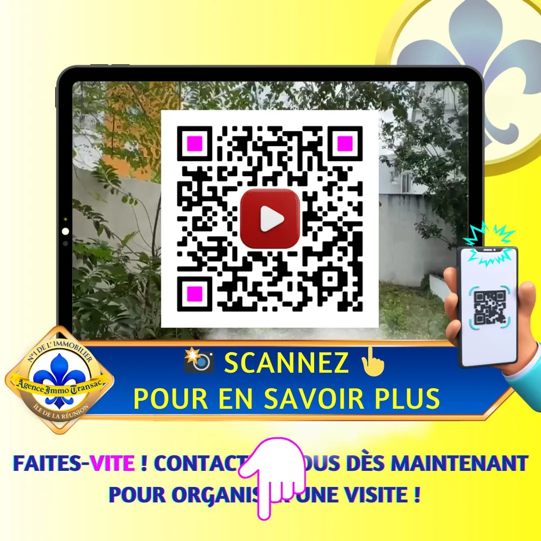 Appartement T3 avec jardin privatif à Saint-Denis - Emplacement privilégié 