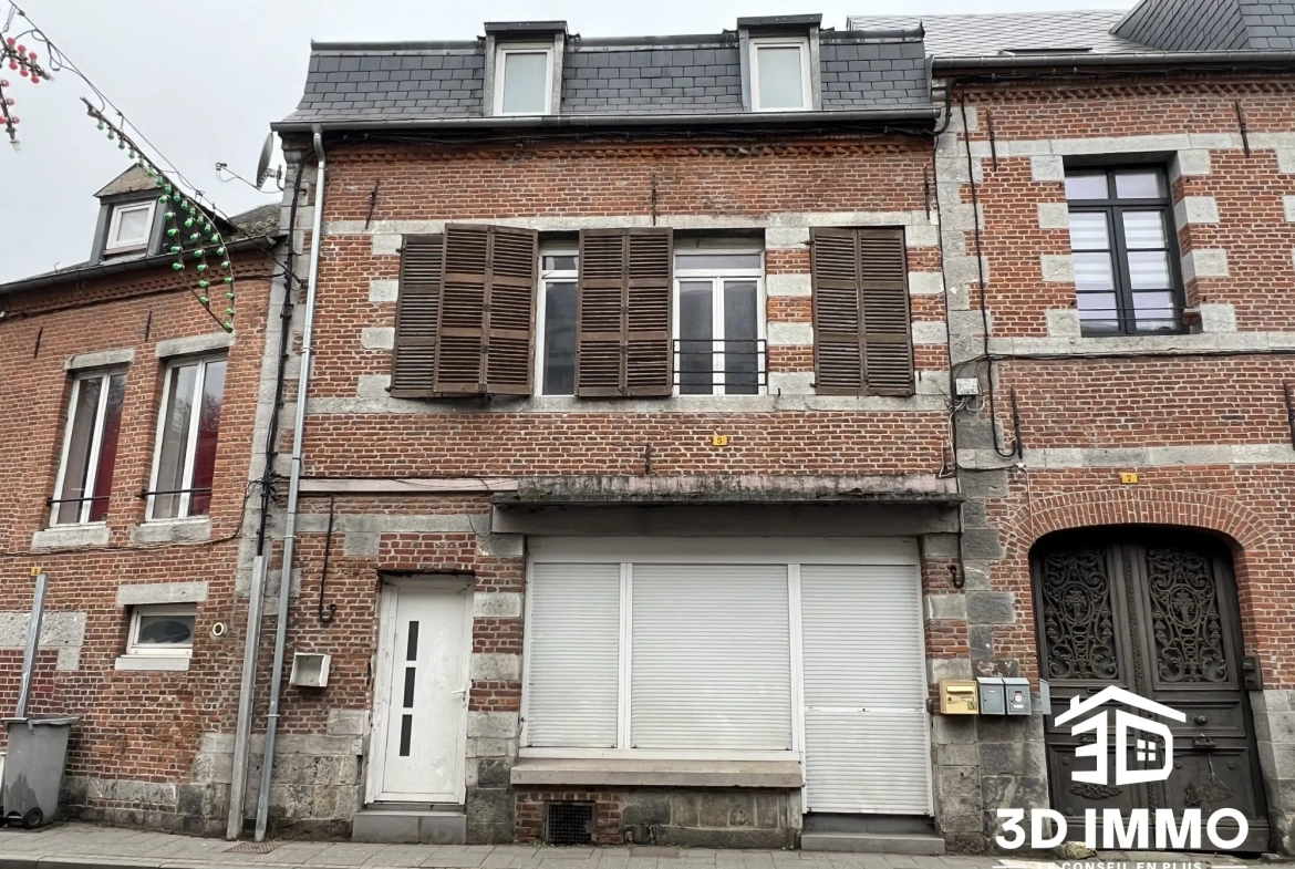 Immeuble de rapport à Avesnes-sur-Helpe – Deux logements loués, forte rentabilité 