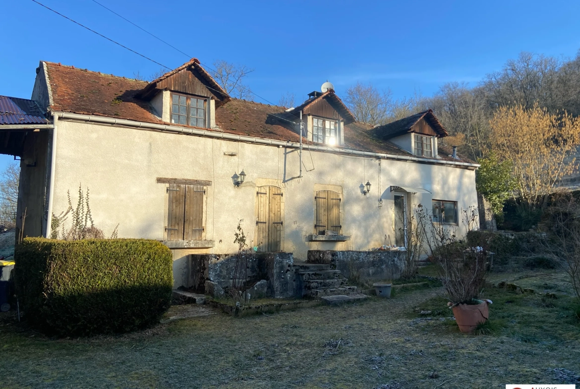 Maison ancienne à vendre à Montbard avec dépendances et grand terrain 
