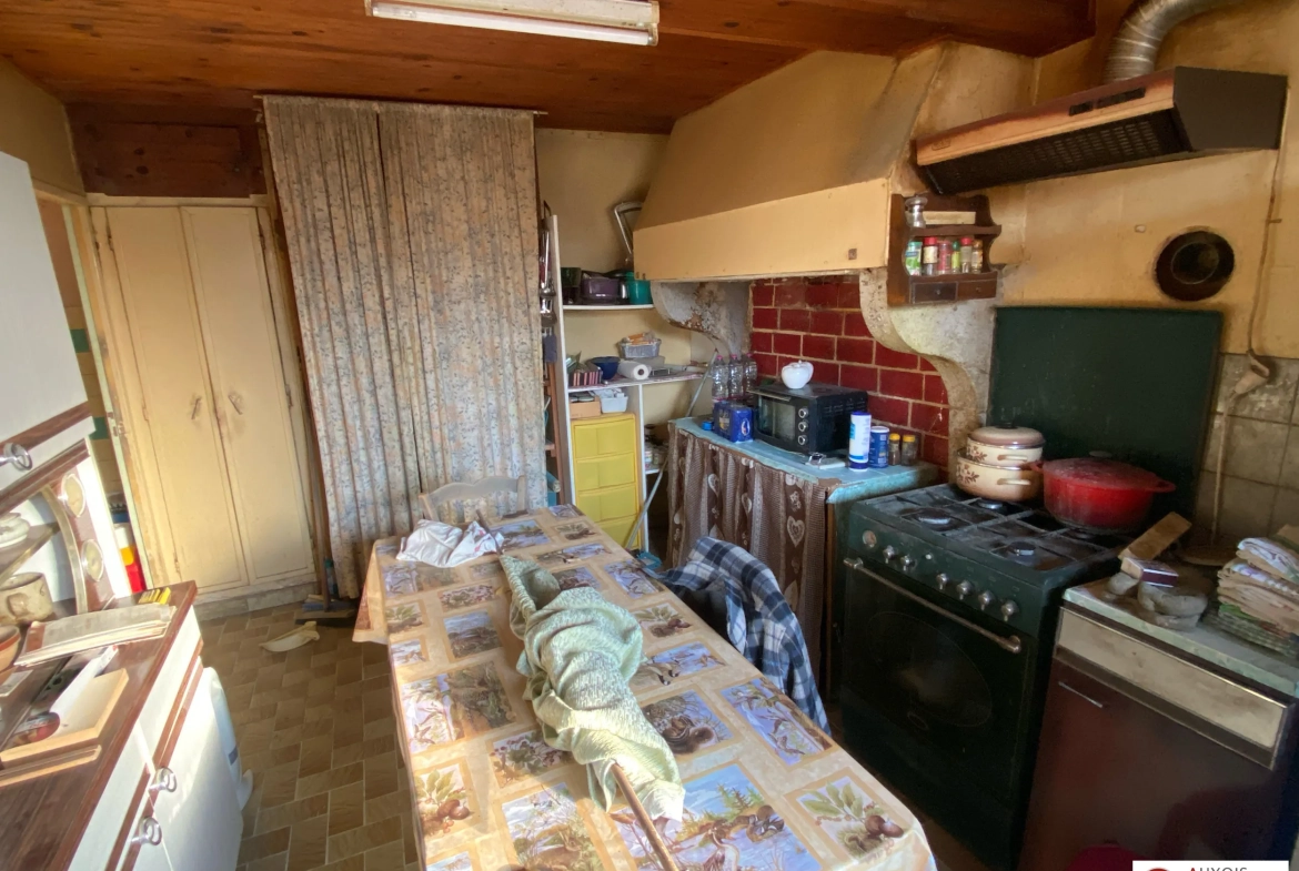 Maison ancienne à vendre à Montbard avec dépendances et grand terrain 
