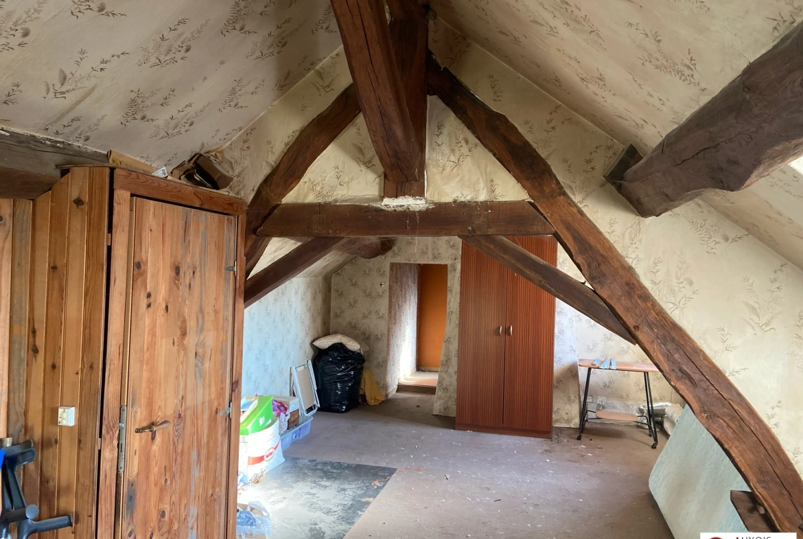 Maison ancienne à vendre à Montbard avec dépendances et grand terrain 