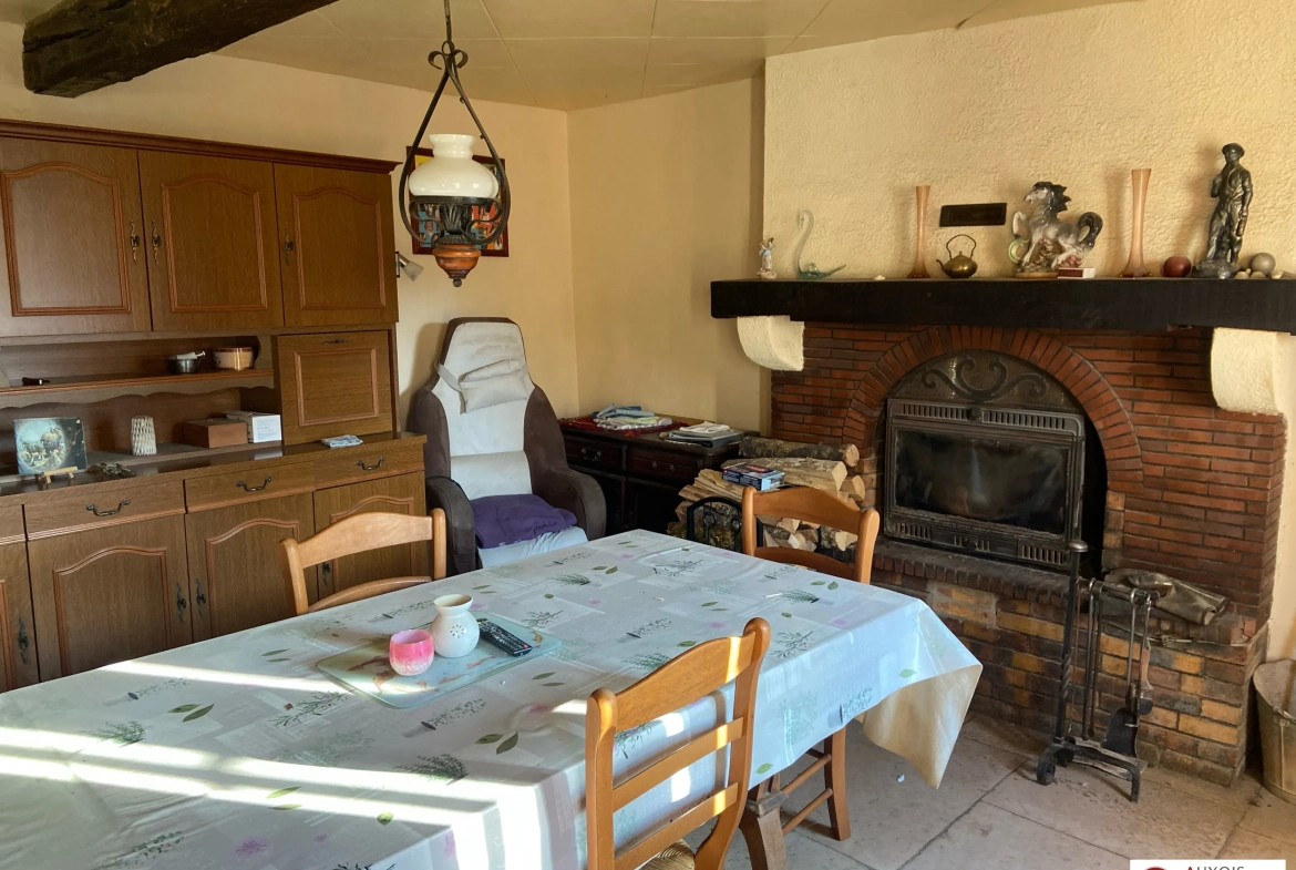 Maison ancienne à vendre à Montbard avec dépendances et grand terrain 