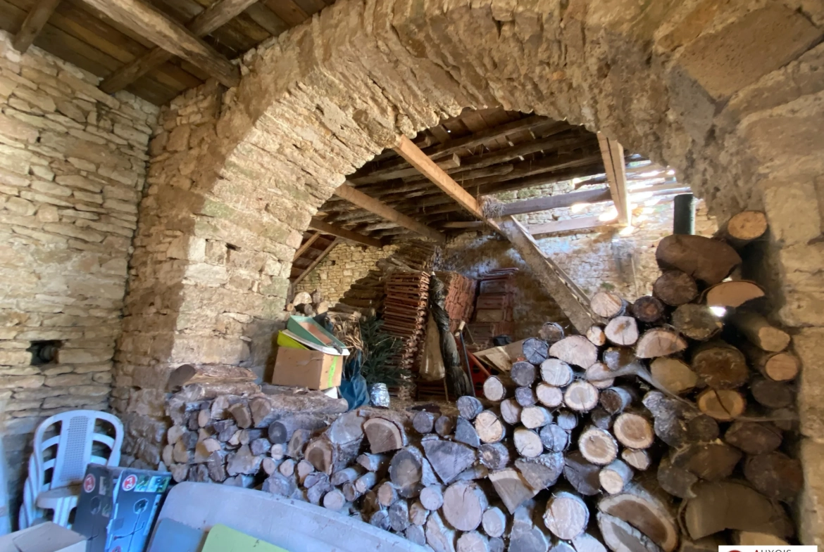 Maison ancienne à vendre à Montbard avec dépendances et grand terrain 