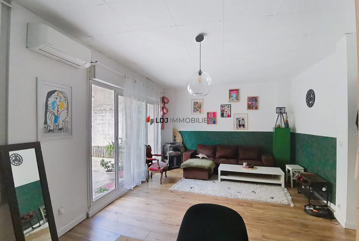 Appartement de 48 m² avec cour privée à Perpignan – Idéal calme et confort 