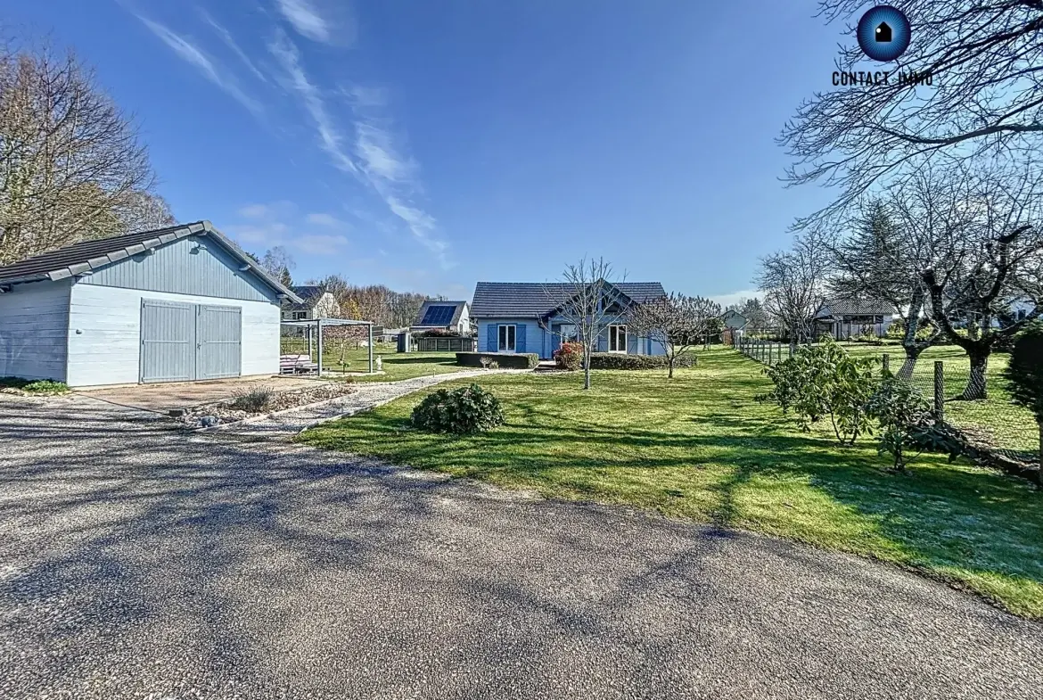 Vente chalet en bois massif avec piscine et grand terrain à Beynat 